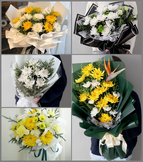 湖南永州祁阳县龚家坪镇长春村白事花束代送